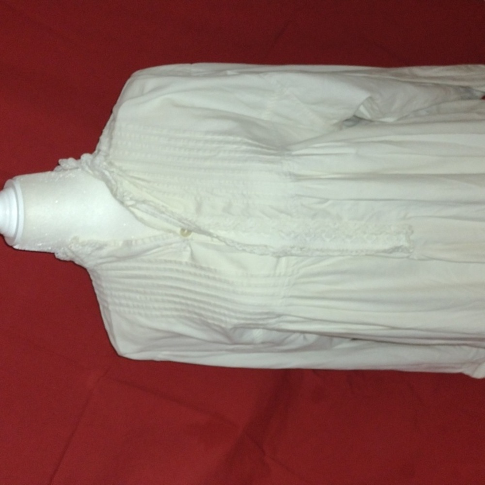 Antique Victorian Nightie Vtg c. 1890 - Picture 5 of 10